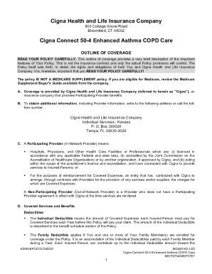 Fillable Online Ooc Cigna Connect Enhanced Asthma Copd Care