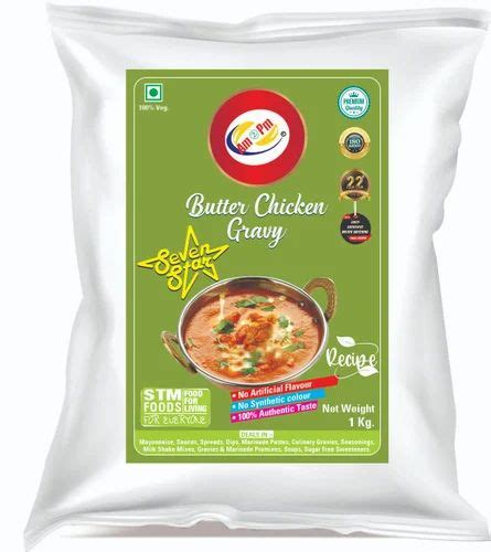 Savory Vegetables Spices Condiments Butter Chicken Gravy 1 Kg