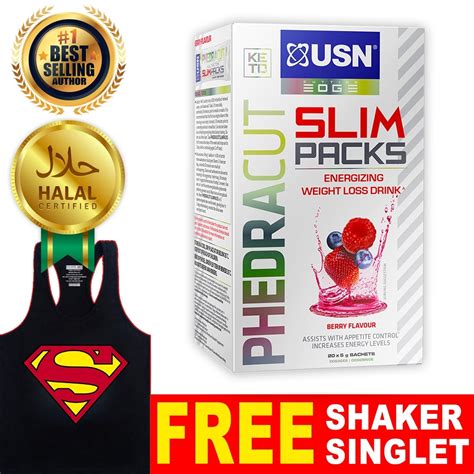 Super Fat Burner Usn Phedra Cut Slimpacks 20 Packs Shopee Malaysia