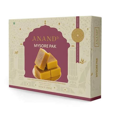 Anand Sweets Mysore Pak Special Soft Melt In Mouth Pure Ghee Mithai