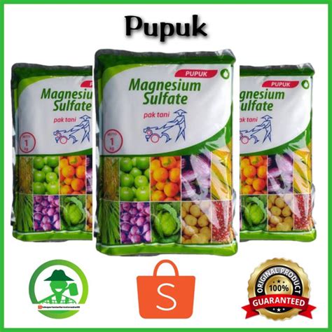 Jual Pupuk Pak Tani Magnesium Sulfate Kg Shopee Indonesia