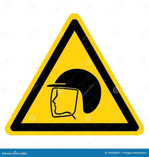 Wear Safety Helmet Sign Stock Illustrations Wear Safety Helmet