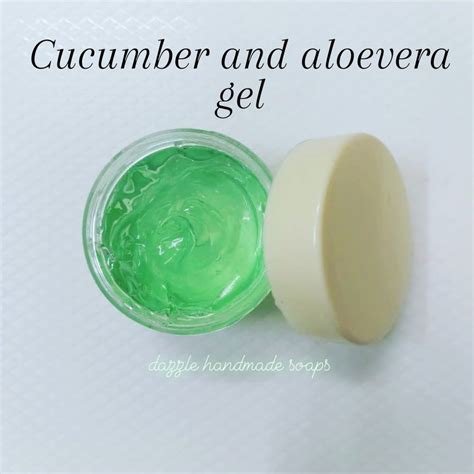 Green Cucumber Aloe Vera Skin Gel Type Of Packaging Container