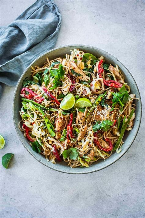 Creamy Thai Chicken Noodle Salad Cook Republic