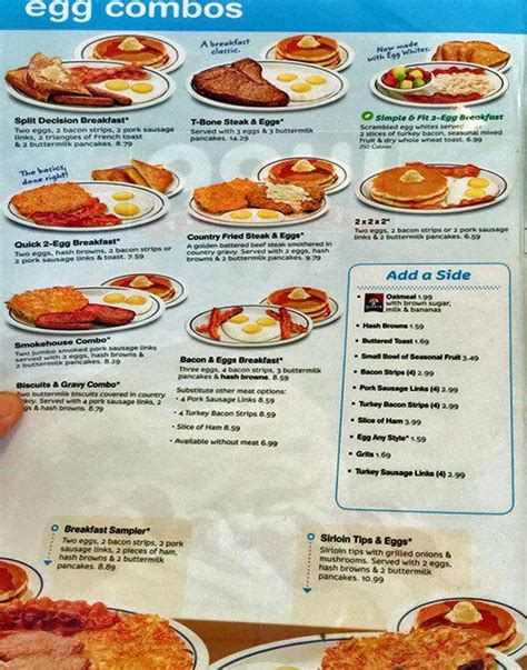 Ihop Senior Menu 2025 With Prices - Erma Odetta