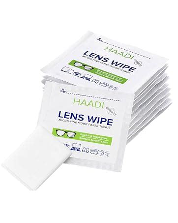 Glasses Cleaner Wipes Individually Wrapped Lens Wipes Multipurpose