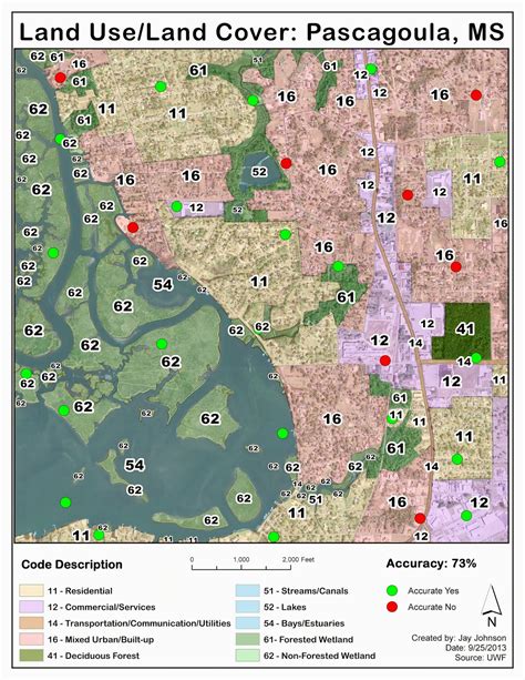 Jay Johnsons Uwf Gis Blog Lab 4 Ground Truthing And Accuracy Assessment