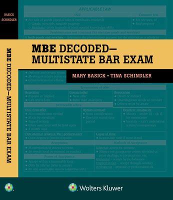 Read Pdf The Mbe Decoded Multistate Bar Exam By Mary Basick On