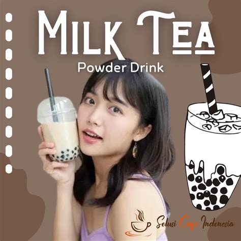 Jual Bubuk Minuman Milk Tea 500gr Surabaya Solusi Cafe Indonesia