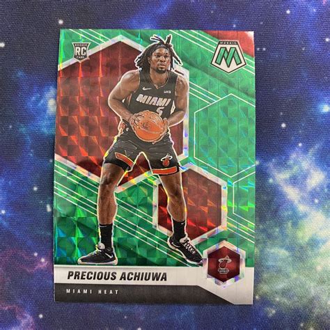 Panini Mosaic Precious Achiuwa Rc Green Prizm Heat