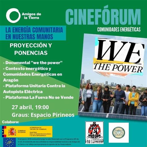 GRAUS Charla sobre las comunidades energéticas Gente con ganas de vivir