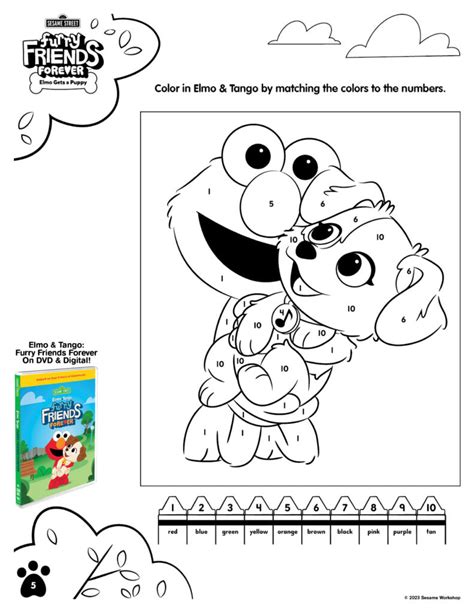 Sesame Streets Elmo And Tango Furry Friends Forever Activity Book Shout Blog