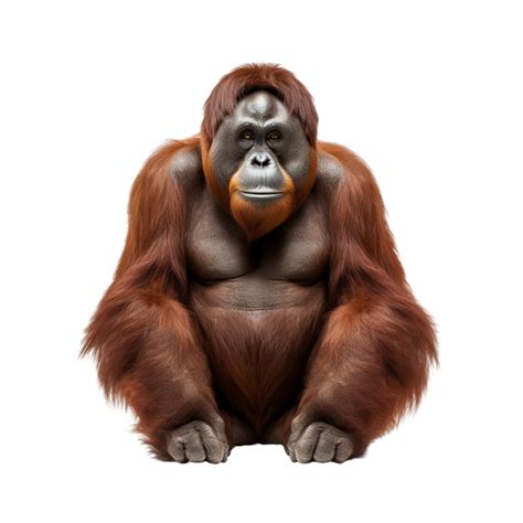 Ai Generated Orangutan Clip Art 40216302 Png