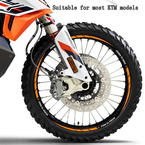 Reflecterende Motorfiets Wiel Sticker Motocross Velg Decal Streep