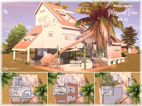 Moniamay72 — This The Sims 4 Beach House Surrounded By