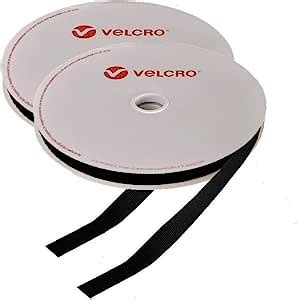 Velcro Bande Auto Agrippante Coudre Mm Noire M Amazon