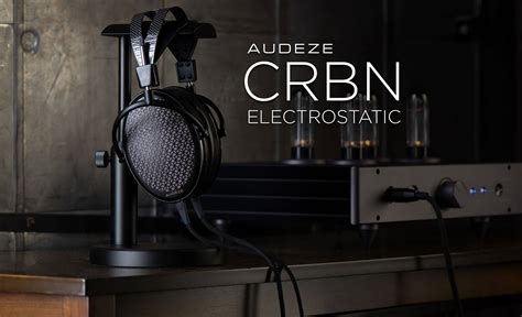 Audeze CRBN Innovative Flagship Electrostatic Headphones Open Back