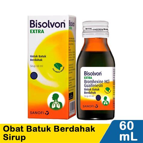 Bisolvon Obat Batuk Syrup Extra Berdahak Ml Klikindomaret