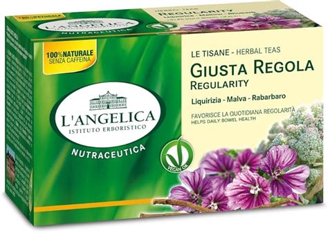 Tisana Giusta Regola Alla Liquirizia Malva Rabarbaro Langelica