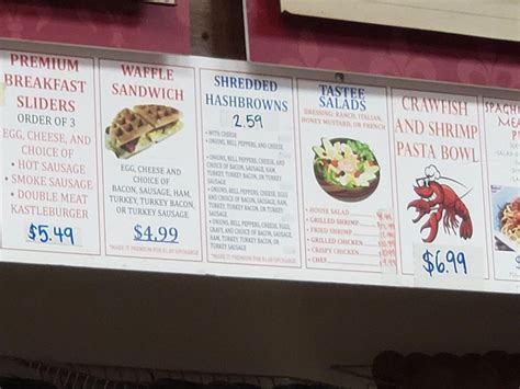 Menu At Tastee Donuts Restaurant Kenner Loyola Dr 2