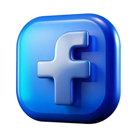 Facebook 3d Facebook Logo 3d Facebook Icono 3d Facebook Símbolo 47248505 Png