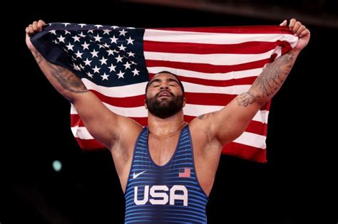 USA's Gable Steveson Wins Wrestling Gold Medal In Walk-Off Fashion