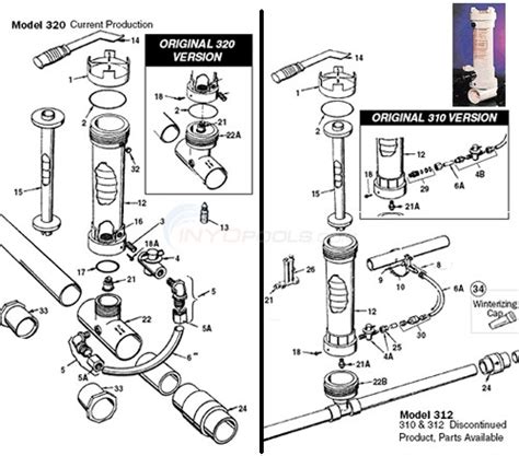 Rainbow Inline Chlorinator Parts - INYOPools.com