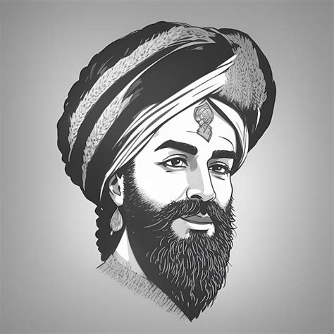 Illustrationofsikh Premium Ai Generated Image