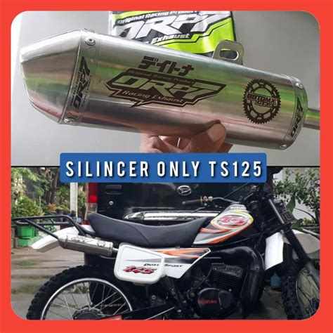 Jual Silincer Knalpot Trail Ts125 Yamaha DT100 Satria 2tak Fiz R Udang