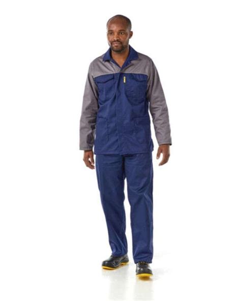 Dromex Polycotton Two Toned Jacket Zdi Safety Ppe Uniforms