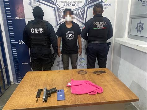 Policía Municipal de Apizaco detiene a sujeto implicado en robo con