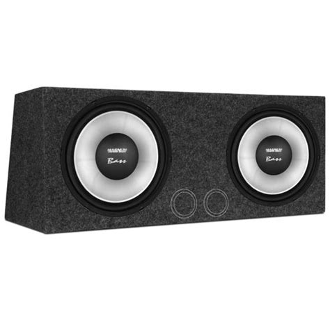 Kit Caixa Som Dutada 70 Litros MDF 15mm Carpete Par Subwoofer Magnum