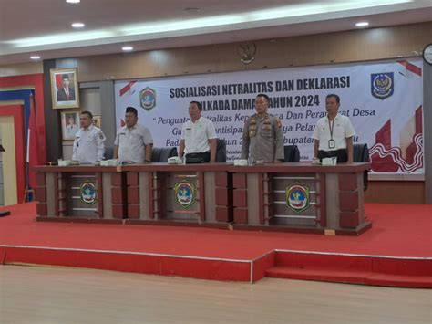 Kpu Sekadau Tekankan Pentingnya Netralitas Aparatur Desa Jelang Pilkada