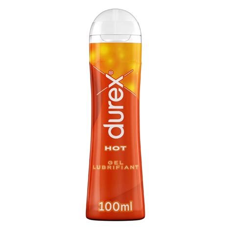 Gel lubrifiant Durex Play Hot effet chauffant Sécheresse vaginale