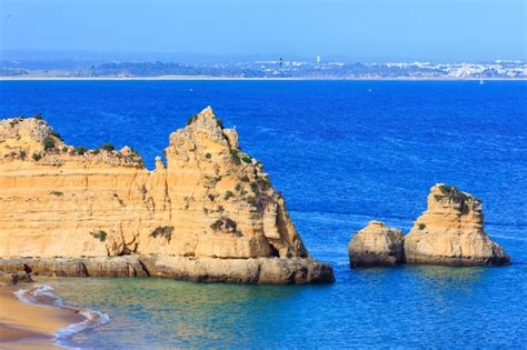 Premium Photo Atlantic Ocean Rocky Coast View Ponta Da Piedade