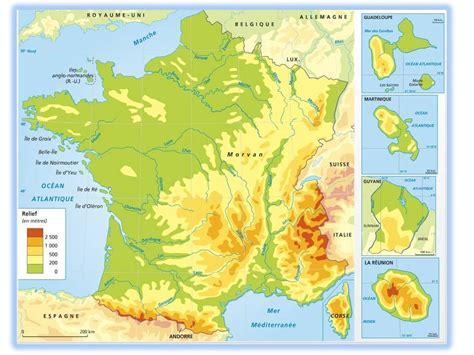 Le Relief De La France Laclassedestef G Ographie Cm G Ographie Cm