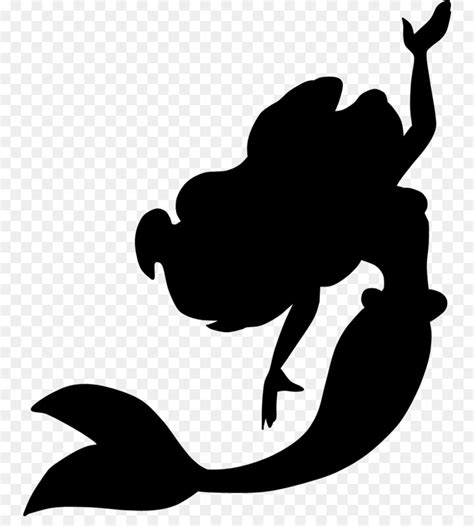 Ariel Silhouette Disney Princess Part Of Your World Clip Art