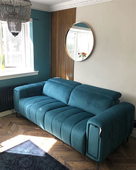 Teal Velvet Sofa Dfs Cabinets Matttroy