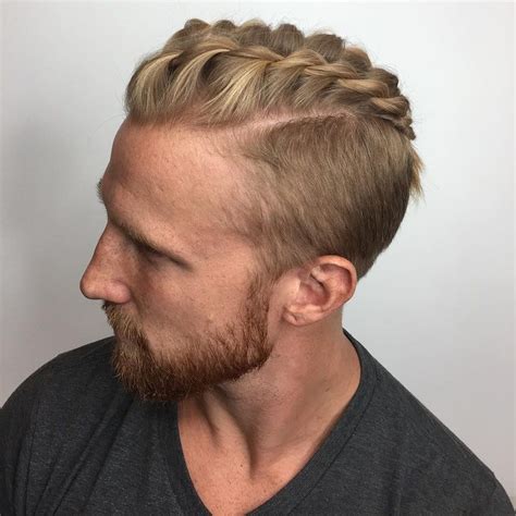 M Nner Frisuren Mit Haarzopf Mens Braids Hairstyles Viking Hair