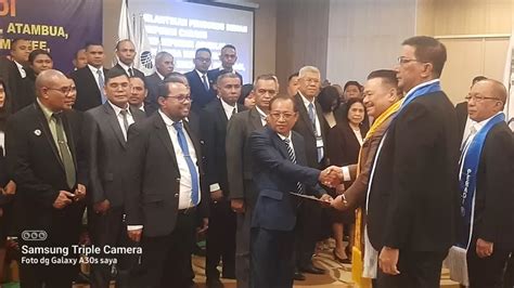 Dilantik Prof Dr Otto Hasibuan Jhon Rihi Resmi Duduki Jabatan Ketua