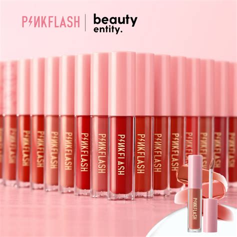 Jual PINKFLASH Ohmykiss Matte Liquid Lipstik Lip Tint Lembut Tahan