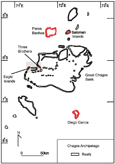 Diego Garcia Chagos Islands Map