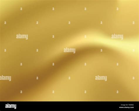 Gold Satin And Silk Cloth Fabric Crease Background And Texture Vector