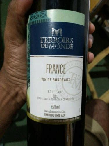 Terroirs Du Monde Bordeaux Vivino Brasil