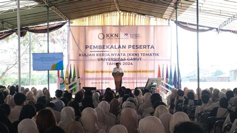 Universitas Garut Gelar Pembekalan Kkn Tematik Mahasiswa