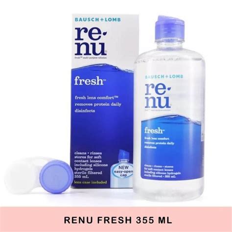 Jual Renu Fresh 355ml Solution Air Softlens Shopee Indonesia