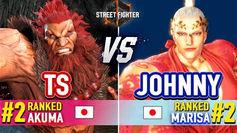 Sf Ts Ranked Akuma Vs Johnny Ranked Marisa Street