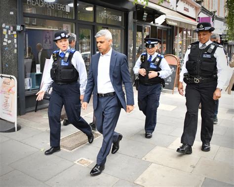 Mayor Of London Sadiq Khan On Twitter Today I Joined Metpoliceuks