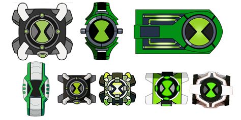 Omnitrix evolution by IlikeShrek2022 on DeviantArt