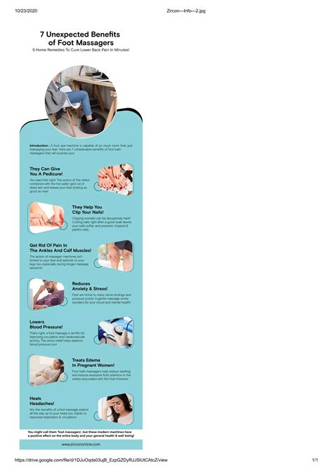 7 unexpected benefits of foot massagers | PDF